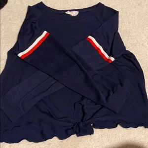 NAVY BLUE SOFT LONG SLEEVE